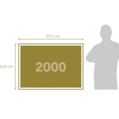 Ancient map - 2000 pezzi