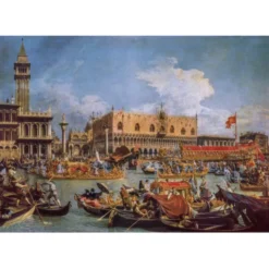 Canaletto, "The Return of the Bucentaur at the Molo on Ascension Day" - 1000 pezzi