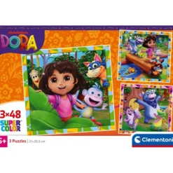 Dora The Explorer - 3x48 pezzi