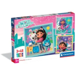GABBY'S DOLLHOUSE - 3x48 pezzi