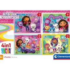 GABBY'S DOLLHOUSE - 1x12 + 1x16 + 1x20 + 1x24 pezzi