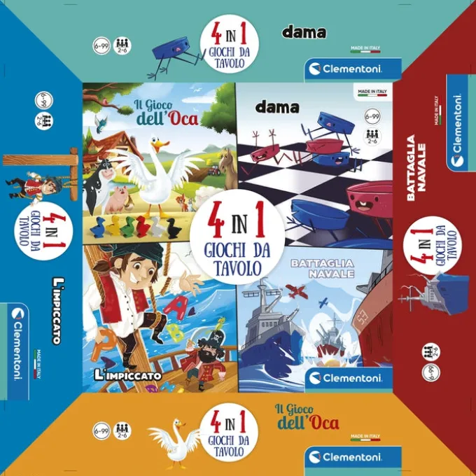 4 In 1 - Giochi Da Tavolo