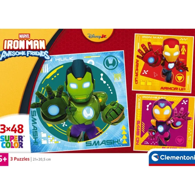 IRONMAN ANS HIS AWESOME FRIENDS - 3x48 pezzi