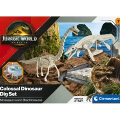 Jurassic World - Colossal Dinosaur Dig Set - Mosasaurus And Brachiosaurus