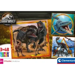 Jurassic World - 3x48 pezzi