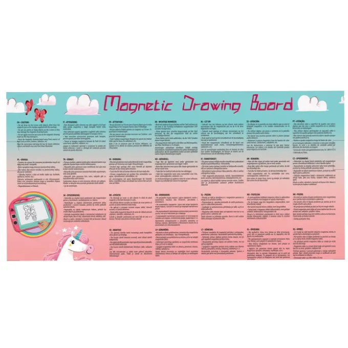 Magnetic Drawing Board Unicorns