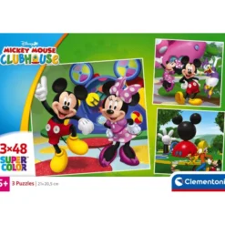MICKEY MOUSE CLUB HOUESE - 3x48 pezzi