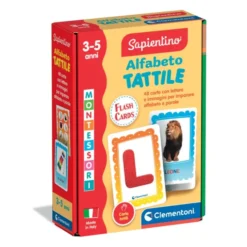 Montessori Flashcards - Alfabeto Tattile
