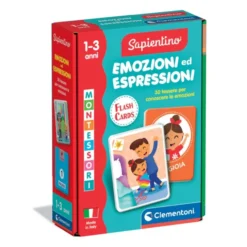 Montessori Flashcards - Emozioni ed Espressioni