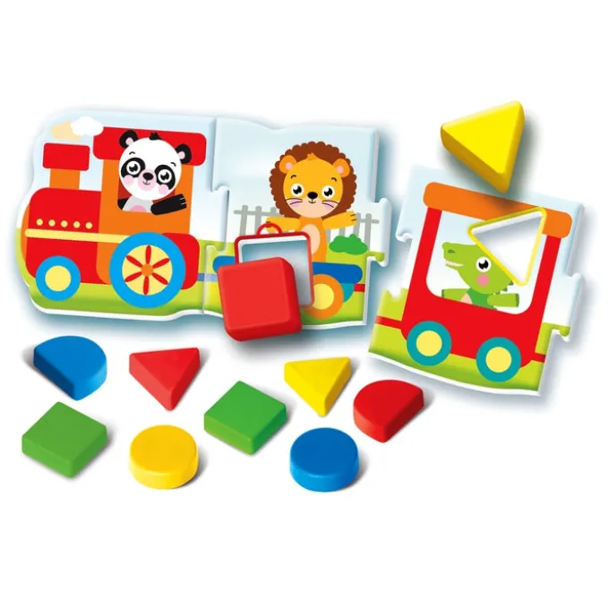 Montessori - Il trenino delle forme