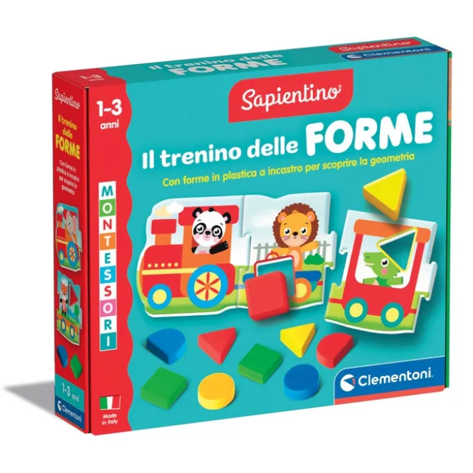 Montessori - Il trenino delle forme