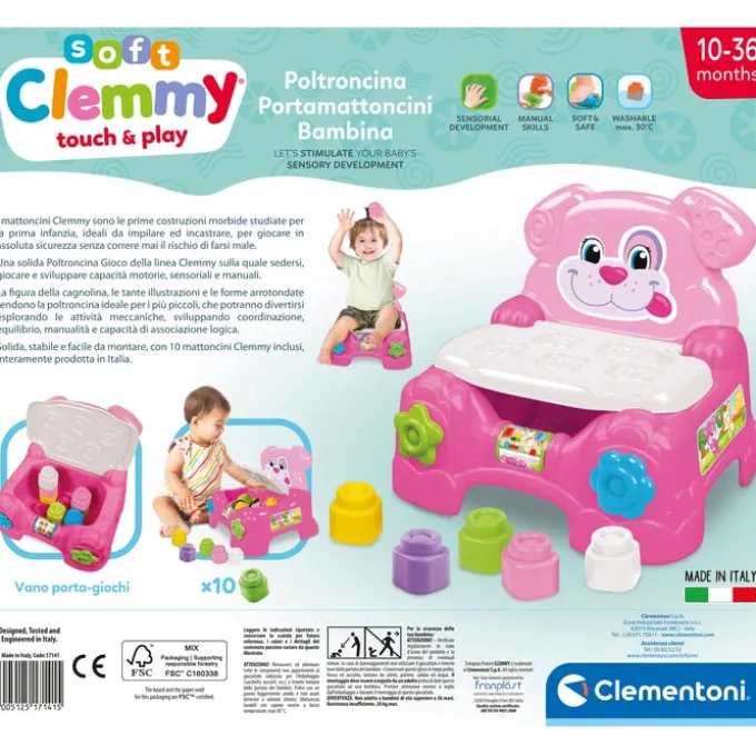 Poltroncina Porta Mattoncini Pink