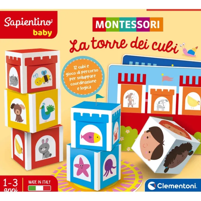 Sapientino Baby Montessori - La torre dei cubi