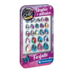 Unghie Finte Adesive - Farfalle